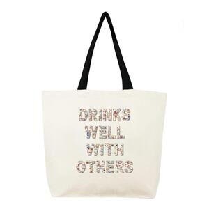 NEW FALLON & ROYCE women's confetti bead beach tote bag in drinks well with othe